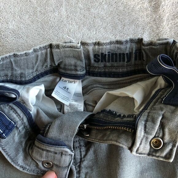 Carter’s Skinny Fit Light Gray Jeans - Picture 3 of 6